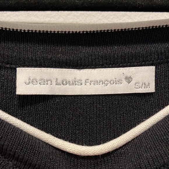 Jean Louis Francois Black Long Sleeve Dress Size S/M - Picture 4 of 13